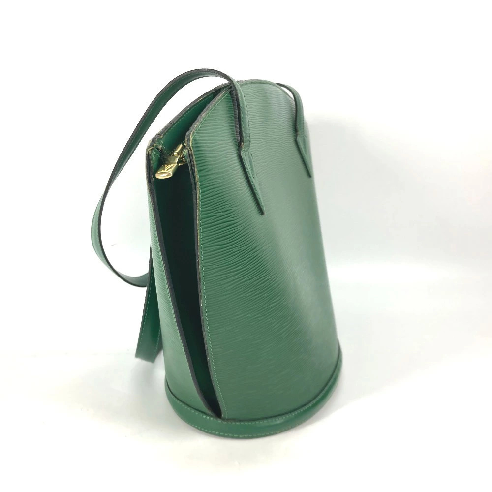 Louis Vuitton Bag Shopping Epi Jacques Saint Handbag Green Borneo Tote Shoulder - Picture 4 of 15